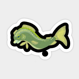 A Beautiful Fish Sticker